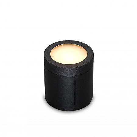 Hamulight Pavia cirkel zwart grondspot  | 1,2 watt | 12 volt