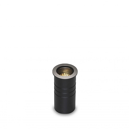 Hamulight Peral rond zwart grondspot | 2 watt | 12 volt