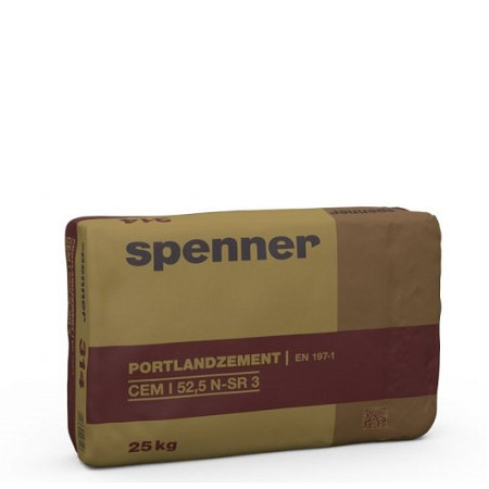 Spenner Cement C/D Donker 25kg