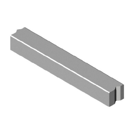 Inritverloopband 20x12x100 midden