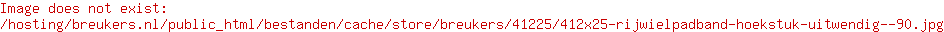 4/12x25 rijwielpadband hoekstuk uitwendig 90°
