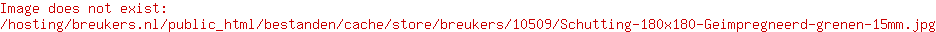 Schutting 180x180 Geïmpregneerd grenen 15mm