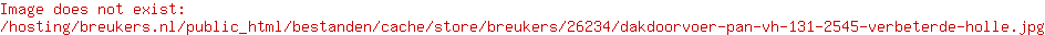 Dakdoorvoer Pan VH 131 25/45' Verbeterde Holle