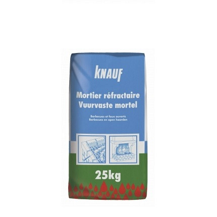 Vuurvaste mortel 5kg Knauf
